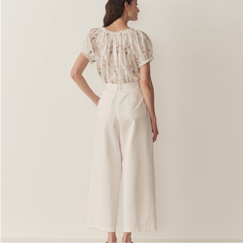 Doen Frederica Top in Painted Bouquet Size M - Picture 3 of 8